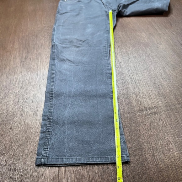 Dickies Carpenter Pants 32x30 Grey Canvas Workwear Straight Leg K394723 - Picture 7 of 12